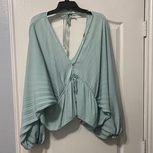 Free People Eloise Balloon Blouse